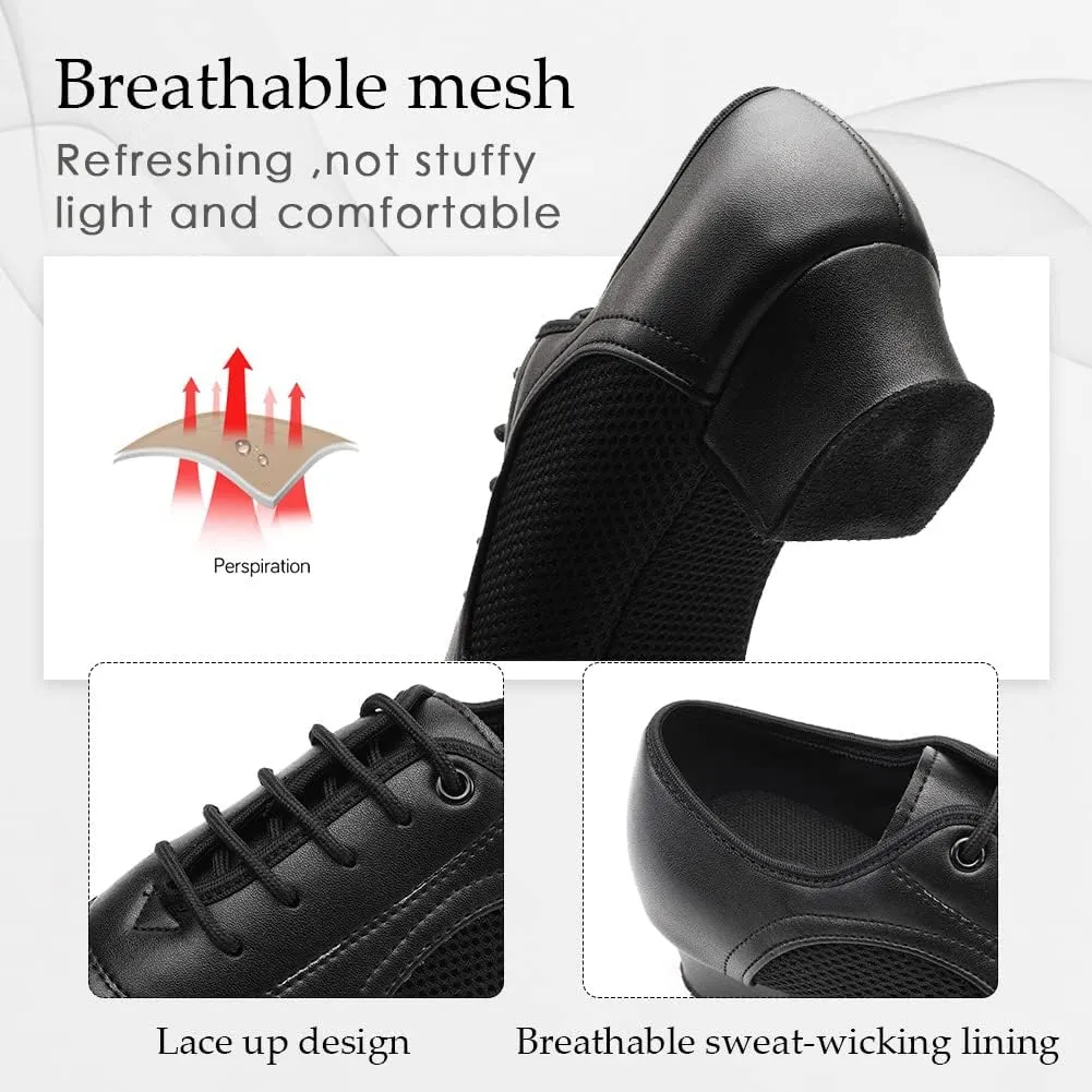 TINRYMX Women Ballroom Practice Shoes Standard Modern Teaching Professional Performance Latin Salsa Dance Shoes,Model-LHD2801
