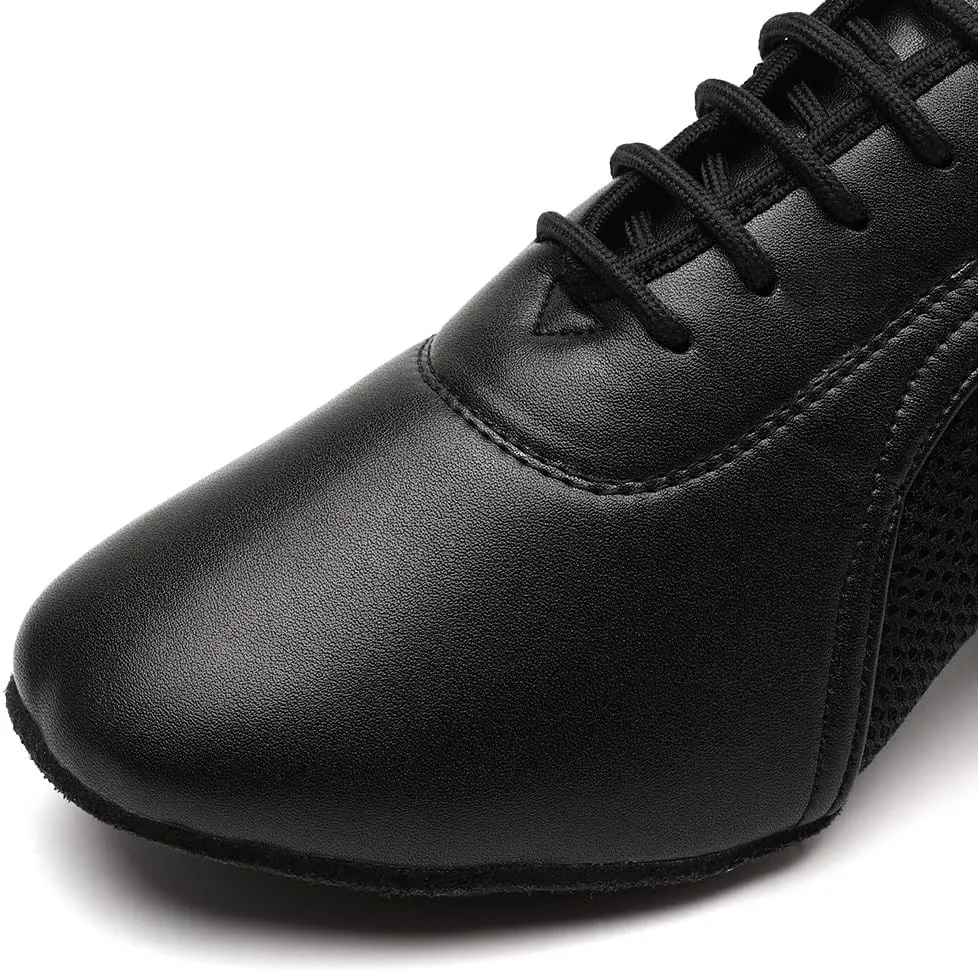 TINRYMX Women Ballroom Practice Shoes Standard Modern Teaching Professional Performance Latin Salsa Dance Shoes,Model-LHD2801