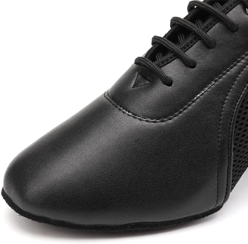 TINRYMX Women Ballroom Practice Shoes Standard Modern Teaching Professional Performance Latin Salsa Dance Shoes,Model-LHD2801
