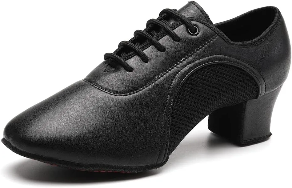 TINRYMX Women Ballroom Practice Shoes Standard Modern Teaching Professional Performance Latin Salsa Dance Shoes,Model-LHD2801