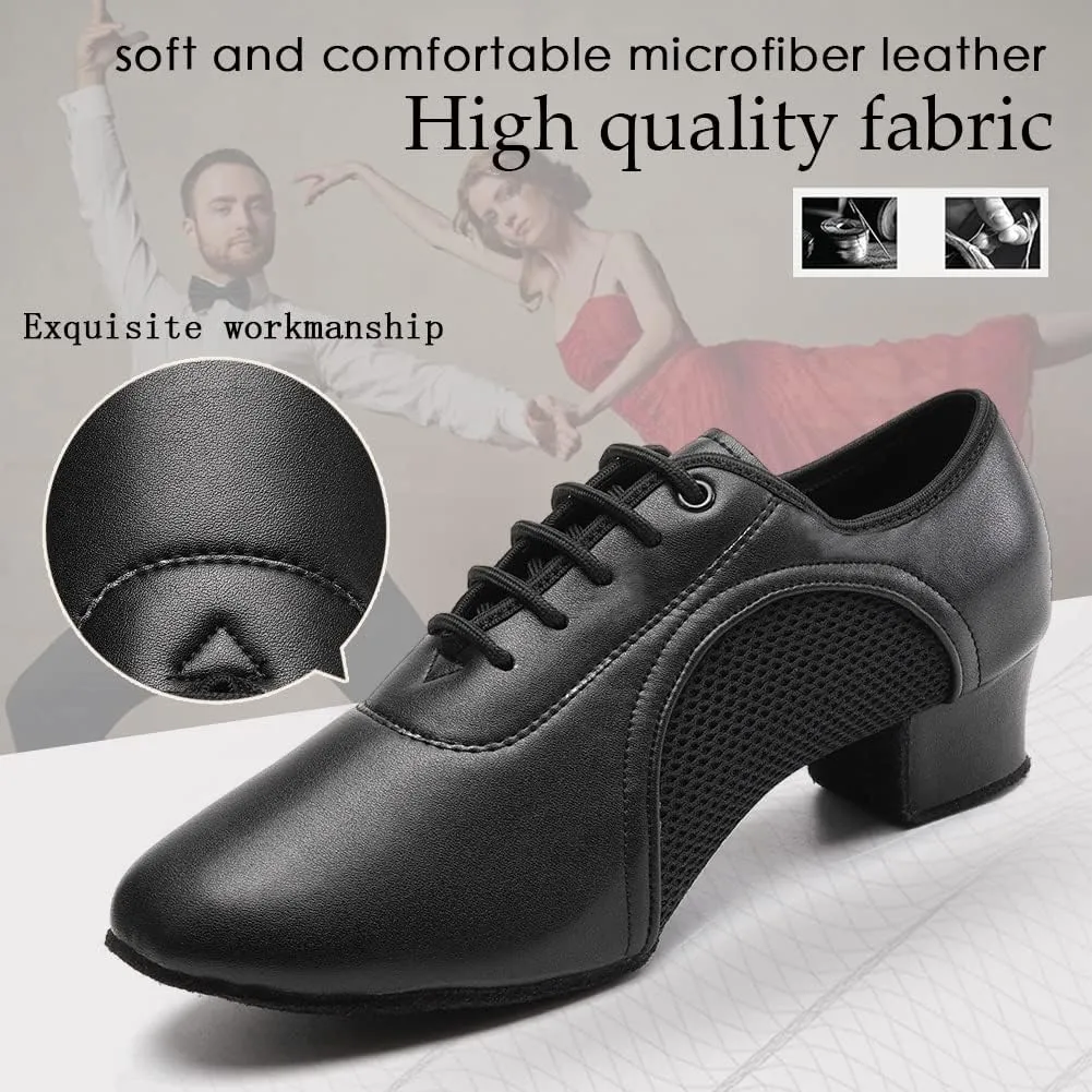 TINRYMX Women Ballroom Practice Shoes Standard Modern Teaching Professional Performance Latin Salsa Dance Shoes,Model-LHD2801