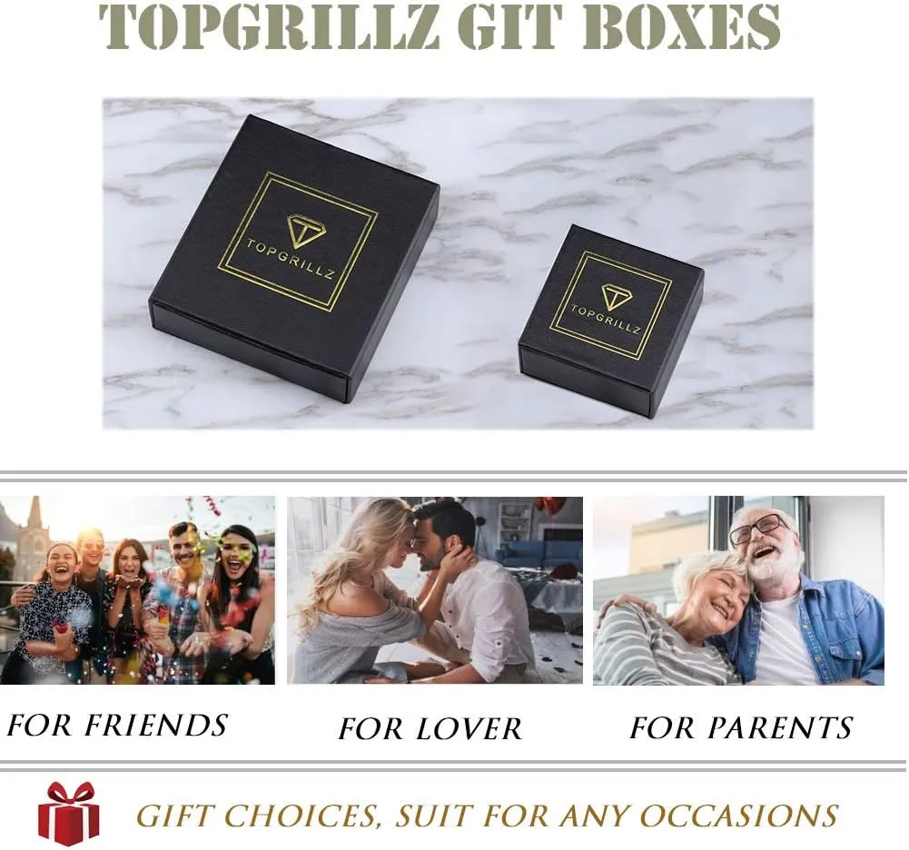 TOPGRILLZ Rope Gold Necklace for Women Choker Necklace Gold Chain for Men 8mm 14K Gold Plated Twist Rope Gifts for Women
