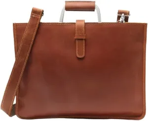 Vintage Leather Office Briefcase Waterproof Business Travel Messenger Bag Men Vacation Work Computer Bag