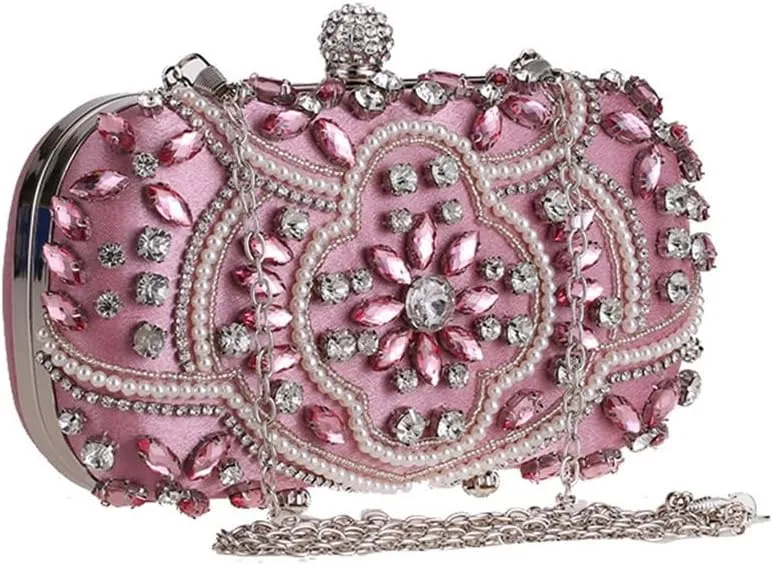 Women's Bag Beaded Bag Evening Party Bag Clutch Shoulder Dress Bag Bridesmaid Women Crossbody Evening Bag