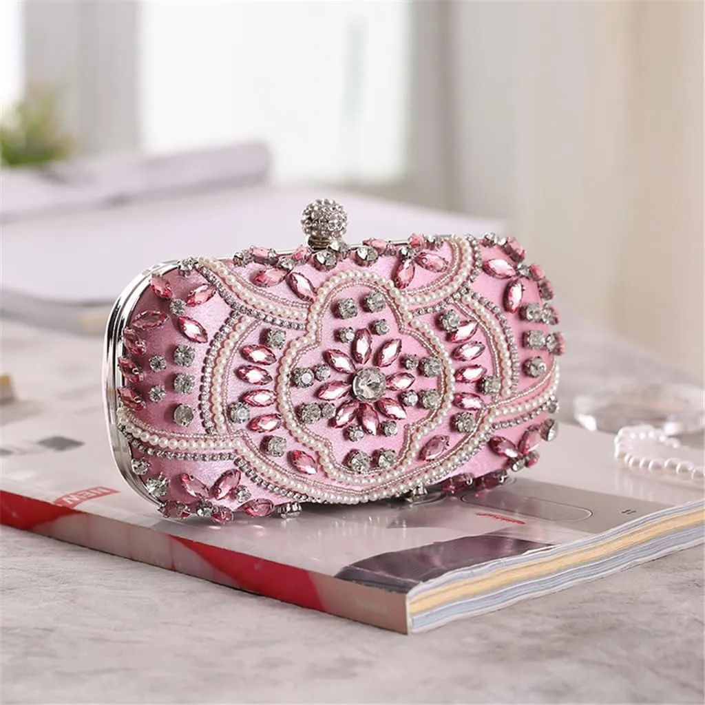 Women's Bag Beaded Bag Evening Party Bag Clutch Shoulder Dress Bag Bridesmaid Women Crossbody Evening Bag
