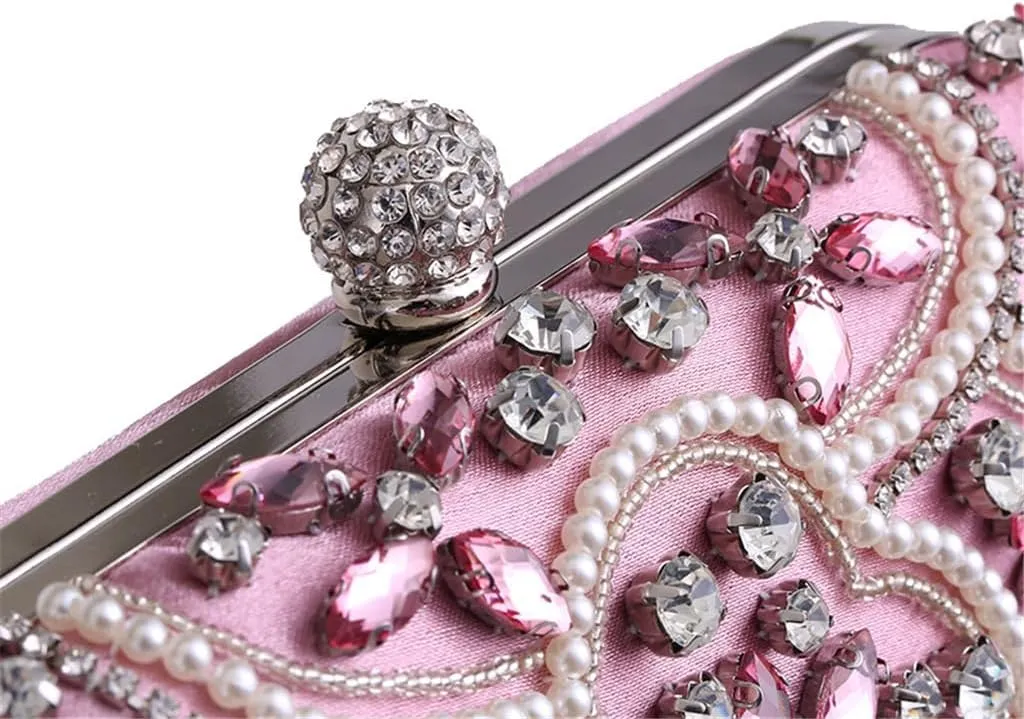 Women's Bag Beaded Bag Evening Party Bag Clutch Shoulder Dress Bag Bridesmaid Women Crossbody Evening Bag