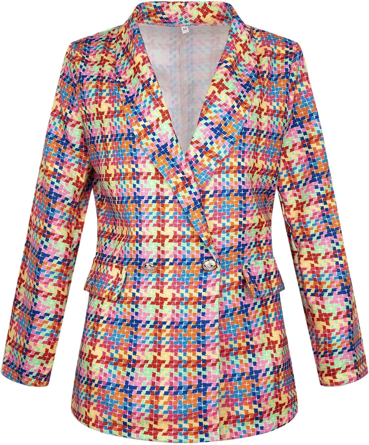 Womens Casual Light Weight Thin Jacket Slim Coat Long Sleeve Blazer Office Business Coats Plaid Down Lightweight Women