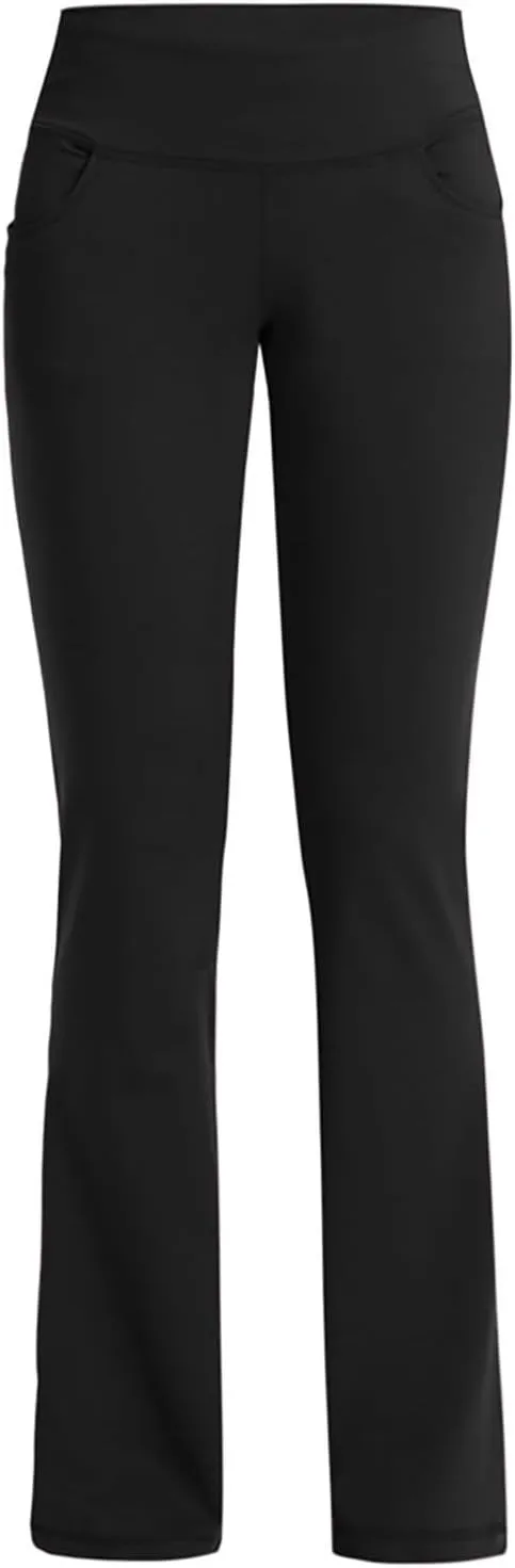 Women's Flare Leggings with Pockets Crossover High Waisted Bootcut Yoga PantsTummy Control Bell Bottom Leggings