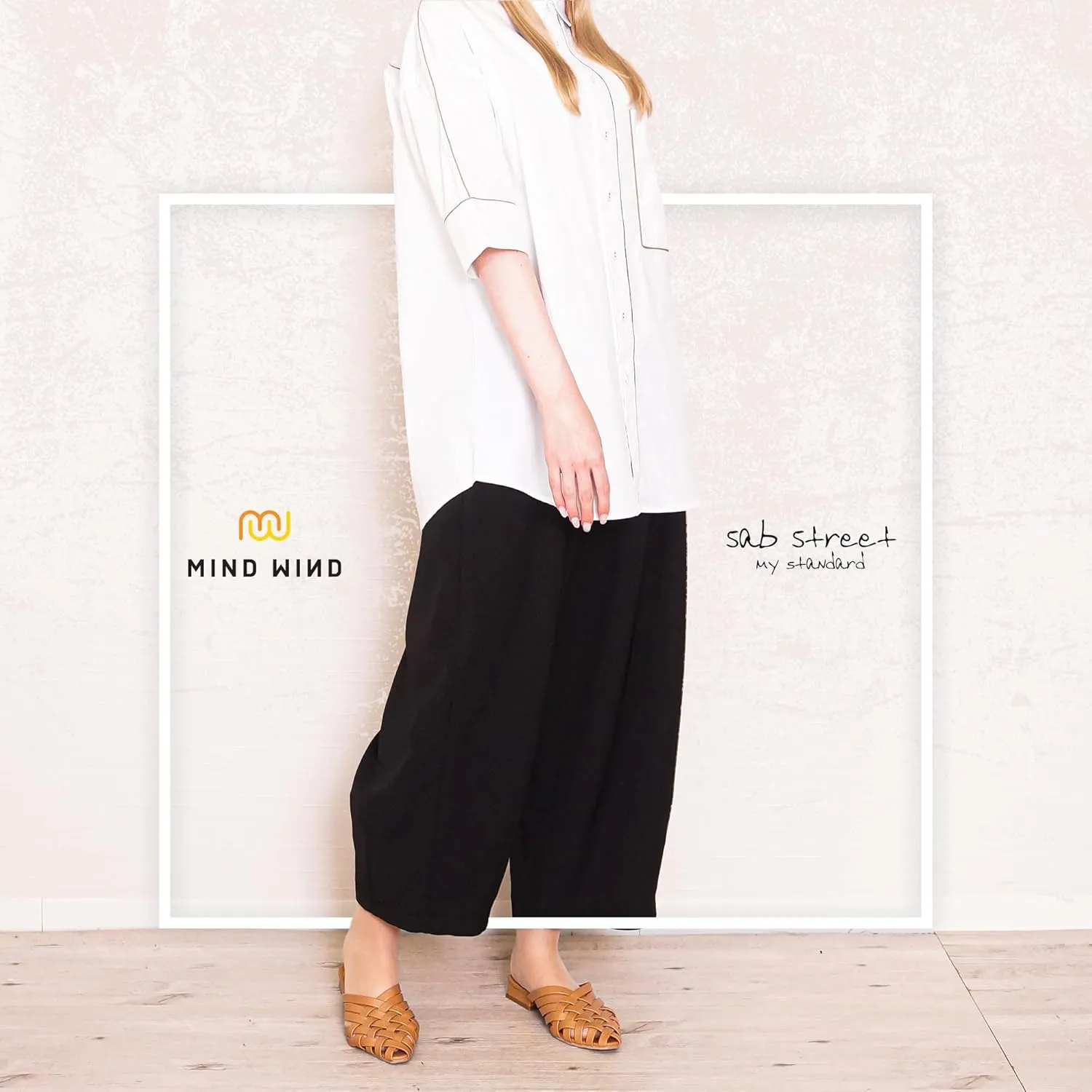 Women's High Waist Maxi Wide Legged Pants, Soft and Comfortable Casual Trousers with Elastic Back Waistband