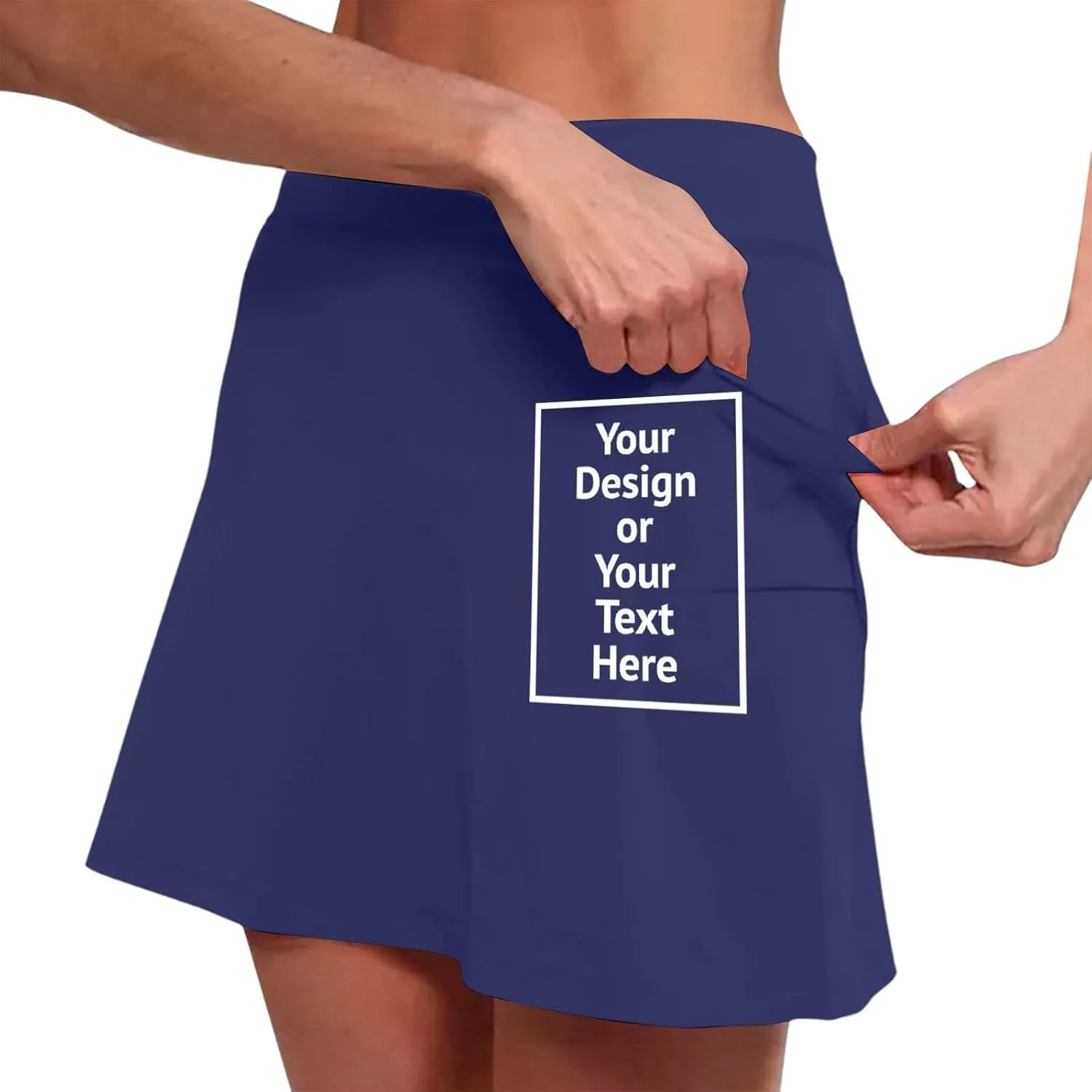 Women's High Waisted Athletic Skorts Tummy Control with Pockets Tennis Skirts Workout Casual Breathable Outdoor Short