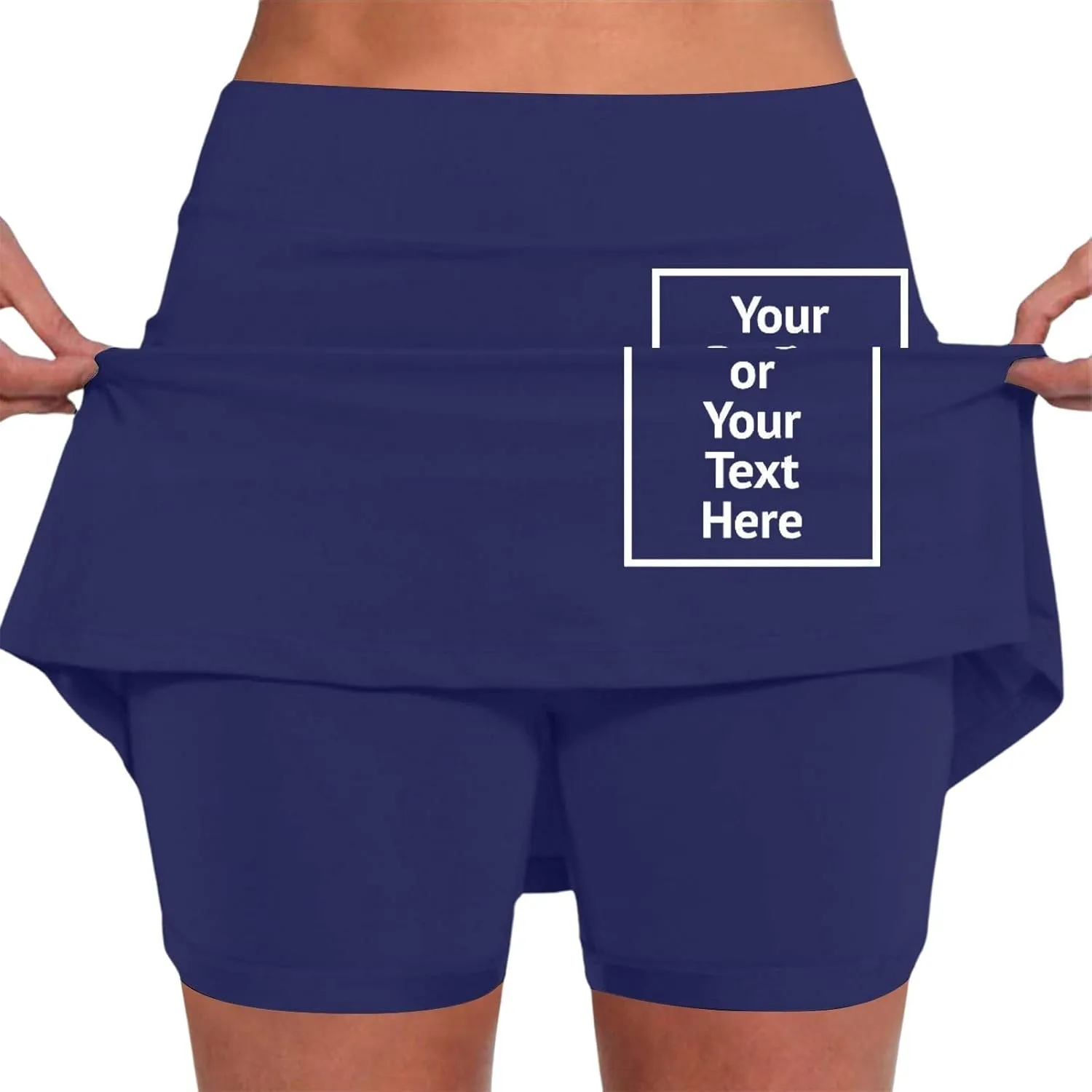 Women's High Waisted Athletic Skorts Tummy Control with Pockets Tennis Skirts Workout Casual Breathable Outdoor Short