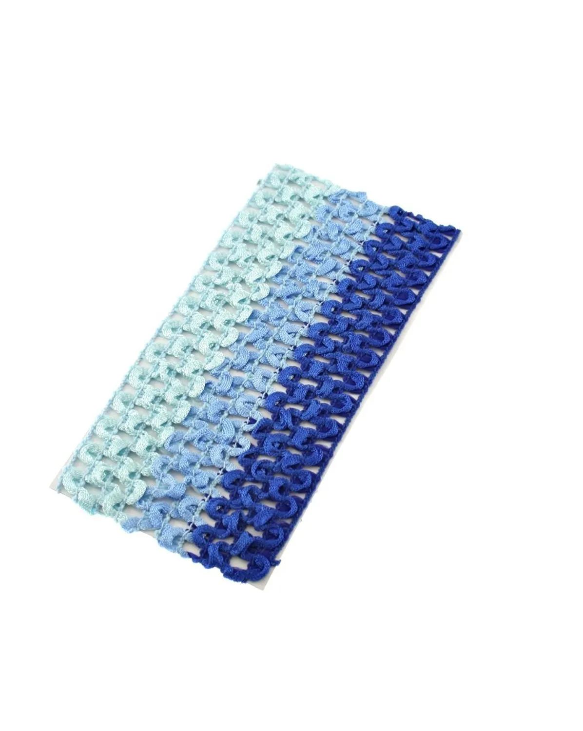 Zac's Alter Ego Women's Elasticated Crochet Headband One Size Elasticated Blue Shades